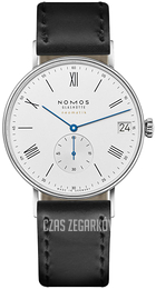 Nomos Glashütte Ludwig Biały/Skóra Ø40.5 mm N-261