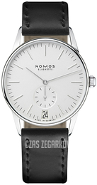 Nomos Glashütte Orion Srebrny/Skóra Ø38 mm N-381