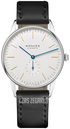 Nomos Glashütte Orion Biały/Skóra Ø38 mm N-384