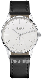 Nomos Glashütte Orion Biały/Skóra Ø38 mm N-386