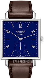 Nomos Glashütte Tetra Neomatik Niebieski/Skóra Ø33 mm N-421.S3