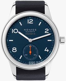 Nomos Glashütte Club Niebieski/Tkanina Ø37 mm N-741