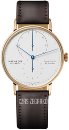 Nomos Glashütte Lambda Biały/Skóra Ø39 mm N-953