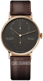 Nomos Glashütte Lambda Szary/Skóra Ø39 mm N-954