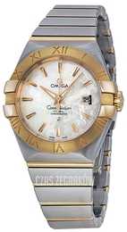 Omega Constellation Co-Axial 31mm Biały/18 karatowe różowe złoto Ø31 mm 123.20.31.20.05.001