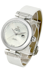 Omega De Ville Ladymatic Co-Axial 34mm Biały/Skóra Ø34 mm 425.33.34.20.05.001