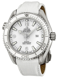 Omega Seamaster Planet Ocean 600m Co-Axial 37.5mm Biały/Skóra Ø37.5 mm 232.33.38.20.04.001