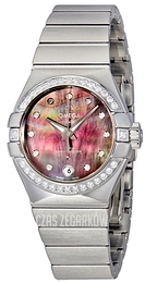 Omega Constellation Co-Axial 27mm Szary/Stal Ø27 mm 123.15.27.20.57.003