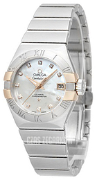 Omega Constellation Co-Axial 27mm Biały/Stal Ø27 mm 123.20.27.20.55.004