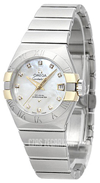 Omega Constellation Co-Axial 27mm Biały/Stal Ø27 mm 123.20.27.20.55.005