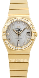Omega Constellation Co-Axial 27mm 18 karatowe żółte złoto Ø27 mm 123.55.27.20.55.002