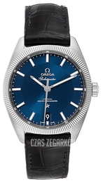 Omega Constellation Globemaster Co-Axial Chronometer 39mm Niebieski/Skóra Ø39 mm 130.33.39.21.03.001