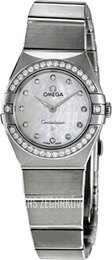 Omega Constellation Quartz 25Mm Biały/Stal Ø25 mm 131.15.25.60.55.001