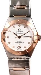 Omega Constellation Co-Axial 39Mm Srebrny/18 karatowe różowe złoto Ø39 mm 131.20.39.20.52.001