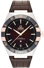 Omega Constellation Co-Axial 41Mm Czerwony/Guma Ø41 mm 131.23.41.21.11.001