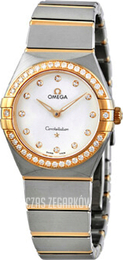 Omega Constellation Quartz 28Mm Srebrny/18 karatowe żółte złoto Ø28 mm 131.25.28.60.52.002