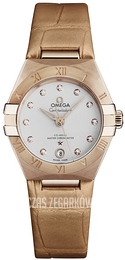 Omega Constellation Chronometer Srebrny/Skóra Ø29 mm 131.53.29.20.52.002
