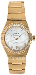 Omega Constellation Co-Axial 29Mm Biały/18 karatowe żółte złoto Ø29 mm 131.55.29.20.55.002