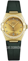 Omega Constellation Chronometer Żółte złoto/Skóra Ø29 mm 131.58.29.20.58.001
