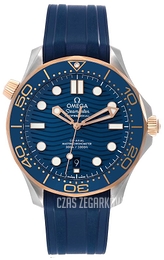 Omega Seamaster Diver 300M Niebieski/Guma Ø42 mm 210.22.42.20.03.002