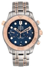 Omega Seamaster Diver 300M Niebieski/18 karatowe różowe złoto Ø44 mm 210.60.44.51.03.001