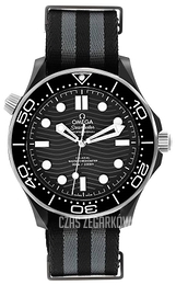 Omega Seamaster Diver 300M Czarny/Tkanina Ø43.5 mm 210.92.44.20.01.002