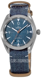 Omega Seamaster Railmaster Niebieski/Skóra Ø40 mm 220.12.40.20.03.001