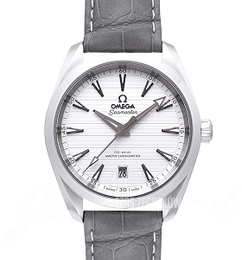 Omega Seamaster Aqua Terra 150M Srebrny/Skóra Ø38 mm 220.13.38.20.02.001