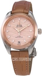 Omega Seamaster Aqua Terra 150M Różowe złoto/Skóra Ø34 mm 220.23.34.20.59.001