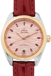 Omega Seamaster Aqua Terra 150M Różowy/Skóra Ø34 mm 220.23.34.20.60.001