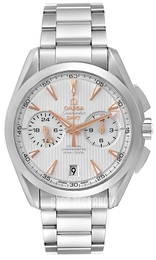 Omega Seamaster Aqua Terra 150m Co-Axial Chronograph GMT 43mm Srebrny/Stal Ø43 mm 231.10.43.52.02.001