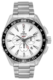Omega Seamaster Aqua Terra Chronograph Biały/Stal Ø44 mm 231.10.44.52.04.001