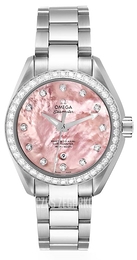 Omega Seamaster Aqua Terra 150m Master Co-Axial 34mm Różowy/Stal Ø34 mm 231.15.34.20.57.003