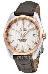 Omega Seamaster Aqua Terra 150m Master Co-Axial 38.5mm Srebrny/Skóra Ø38.5 mm 231.23.39.21.02.001