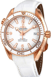 Omega Seamaster Planet Ocean 600m Co-Axial 42mm Biały/Skóra Ø42 mm 232.63.42.21.04.001