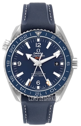 Omega Seamaster Planet Ocean 600m Co-Axial GMT 43.5mm Niebieski/Guma Ø43.5 mm 232.92.44.22.03.001