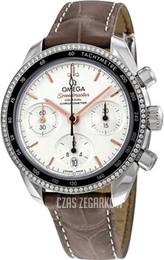 Omega Speedmaster Chronograph 38Mm Srebrny/Skóra Ø38 mm 324.38.38.50.02.001