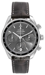 Omega Speedmaster Chronograph 38Mm Szary/Skóra Ø38 mm 324.38.38.50.06.001