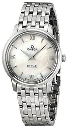 Omega De Ville Prestige Quartz 27.4mm Biały/Stal Ø27.4 mm 424.10.27.60.05.001