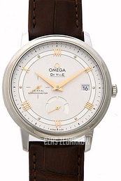 Omega De Ville Prestige Co-Axial Power Reserve 39.5mm Srebrny/Skóra Ø39.5 mm 424.13.40.21.02.002