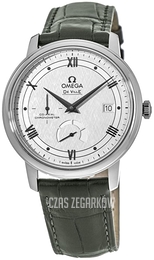 Omega De Ville Prestige Srebrny/Skóra Ø39.5 mm 424.13.40.21.02.004