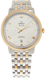 Omega De Ville Prestige Srebrny/18 karatowe żółte złoto Ø39.5 mm 424.20.40.20.02.005