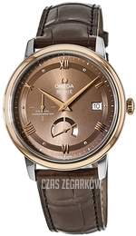 Omega De Ville Prestige Co-Axial Power Reserve 39.5mm Brązowy/Skóra Ø39.5 mm 424.23.40.21.13.001
