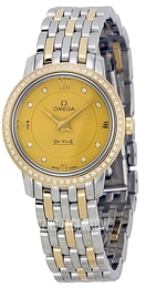 Omega De Ville Prestige Quartz 24.4mm Szampański/Stal Ø24.4 mm 424.25.24.60.58.001