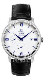 Omega De Ville Prestige Co-Axial Power Reserve 39.5mm Srebrny/Skóra Ø39.5 mm 424.53.40.21.04.001