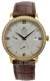 Omega De Ville Prestige Co-Axial Power Reserve 39.5mm Srebrny/Skóra Ø39.5 mm 424.58.40.21.52.001