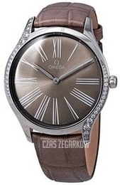 Omega De Ville Tresor Brązowy/Skóra Ø36 mm 428.18.36.60.13.001