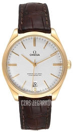 Omega De Ville Tresor Master Co-Axial 40mm Srebrny/Skóra Ø40 mm 432.53.40.21.02.001