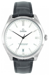 Omega De Ville Tresor Master Co-Axial 40mm Srebrny/Skóra Ø40 mm 432.53.40.21.52.001