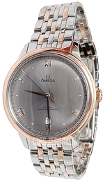 Omega De Ville Prestige Szary/18 karatowe różowe złoto Ø40 mm 434.20.40.20.06.001